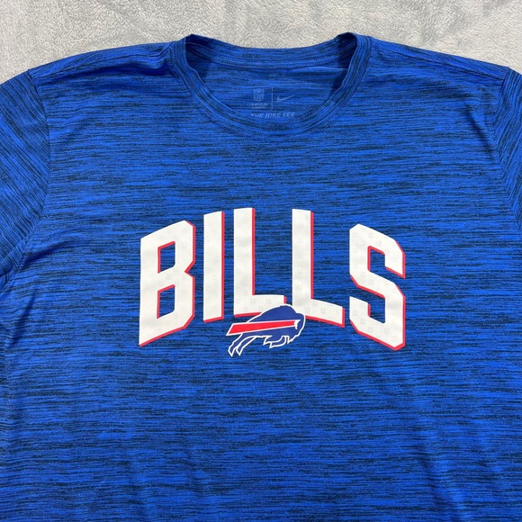 Nike Other - Buffalo Bills NFL T-Shirt Mens XXL Blue NIKE Dri-FIT Heathered Tee NS19-4DA